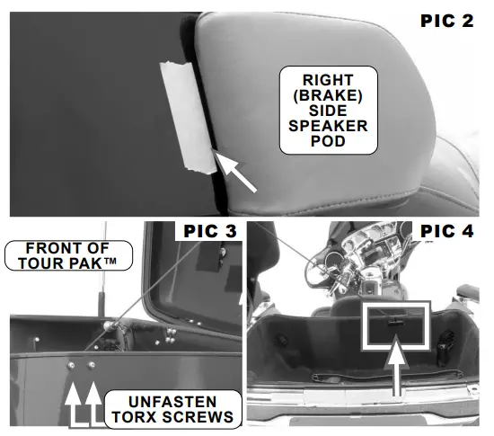 KURYAKYN Refex Drink Holder with Right Side H D Pasenger Mount- fig1
