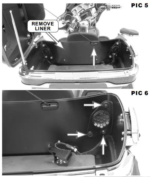 KURYAKYN Refex Drink Holder with Right Side H D Pasenger Mount- fig2