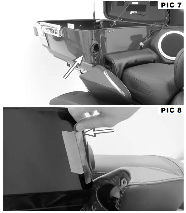 KURYAKYN Refex Drink Holder with Right Side H D Pasenger Mount- fig3