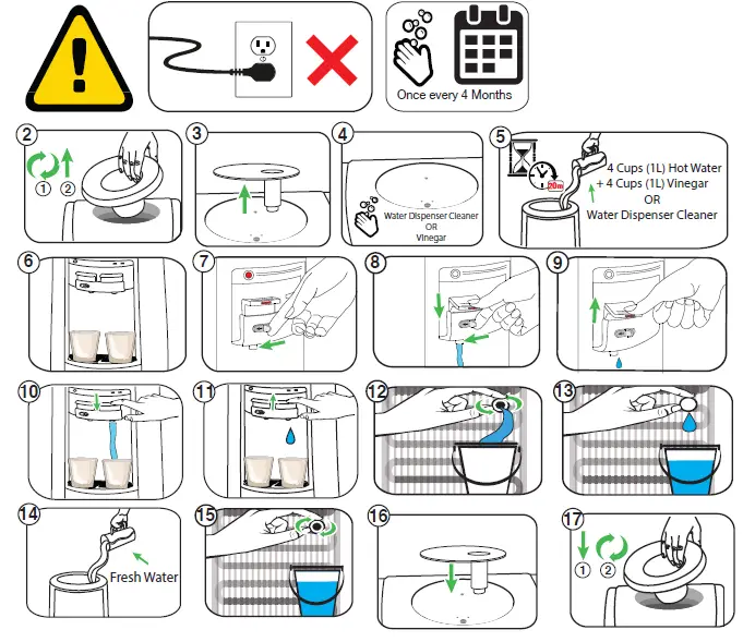 Glacier Bay VWD5446BLS-2-HDU Water Dispenser 14