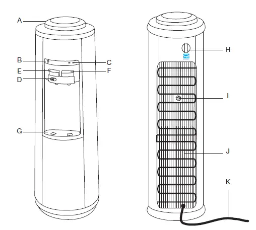 Glacier Bay VWD5446BLS-2-HDU Water Dispenser 2