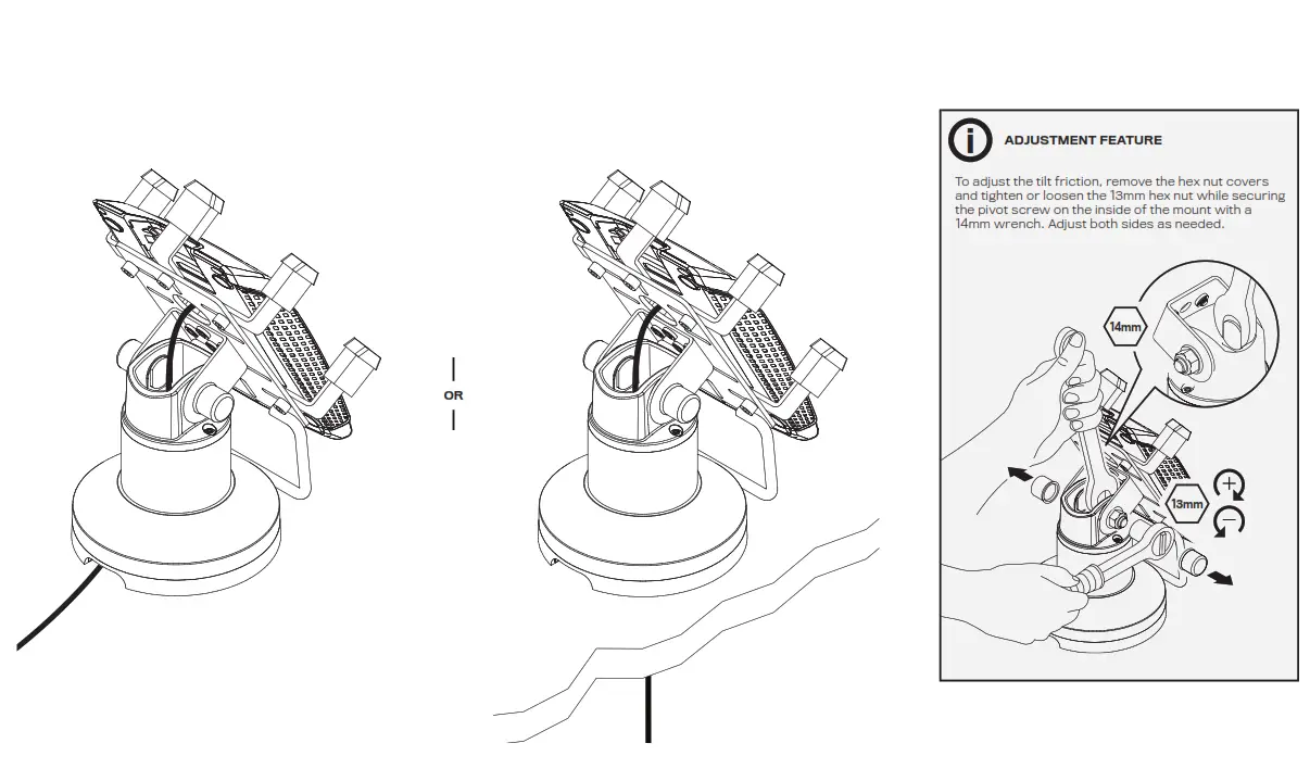 Innovative Design Works PTS 04 UNIV Universal Payment Terminal Stand - FIG11