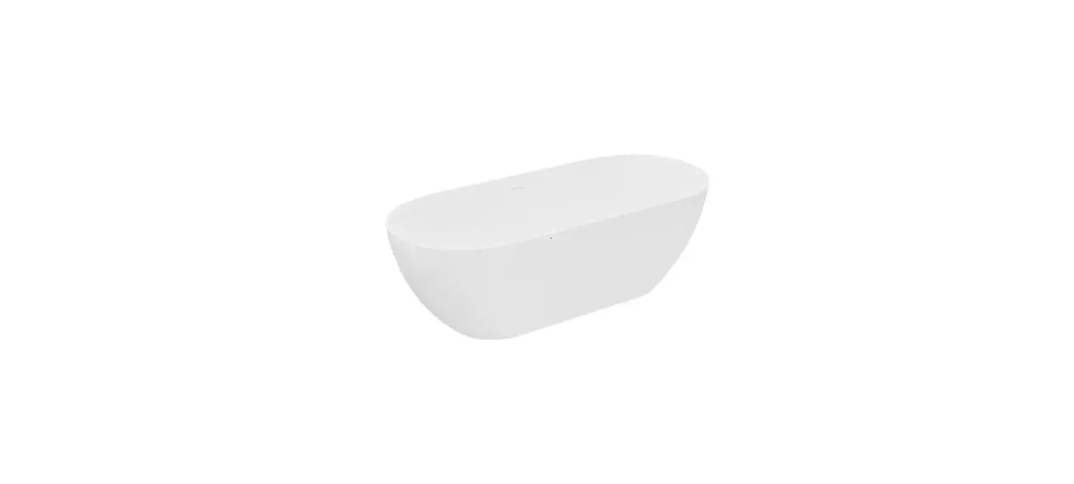 The Home Depot Ucw54326737 69 Inch Stone Resin Flatbottom Solid Surface Freestanding Non-whirlpool Soaking Bathtub Instruction Manual