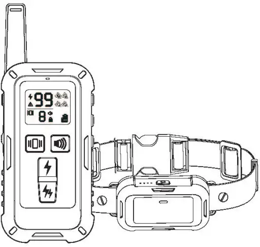 DeluPet DT-68 DOG Training Collar-FIG1