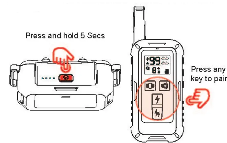 DeluPet DT-68 DOG Training Collar-FIG17