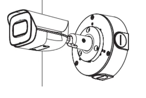 BURG WACHTER BWNC 442FBIF AI 4MP IP Bullet Camera with IR LEDs - Connectors 2