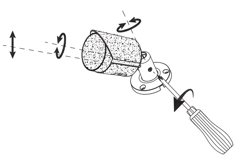 BURG WACHTER BWNC 442FBIF AI 4MP IP Bullet Camera with IR LEDs - Connectors3