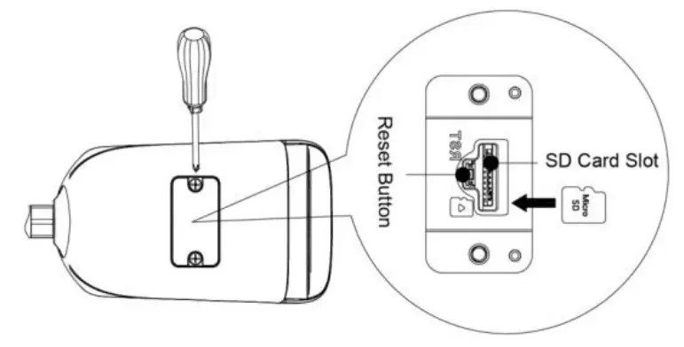 BURG WACHTER BWNC 442FBIF AI 4MP IP Bullet Camera with IR LEDs - Connectors4