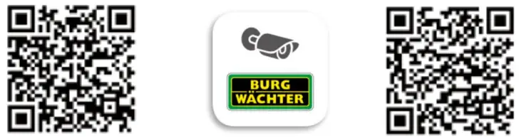 BURG WACHTER BWNC 442FBIF AI 4MP IP Bullet Camera with IR LEDs - QR 1