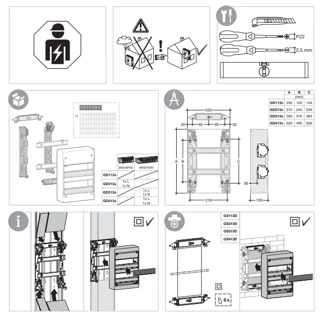 hager GDx13x Gamma 13 - Fig