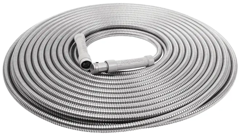 AQUA JOE AJSGH100 MAX Stainless Steel Garden Hose -