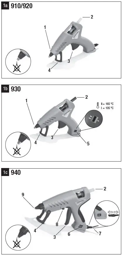 DREMEL 910 Glue Gun-1