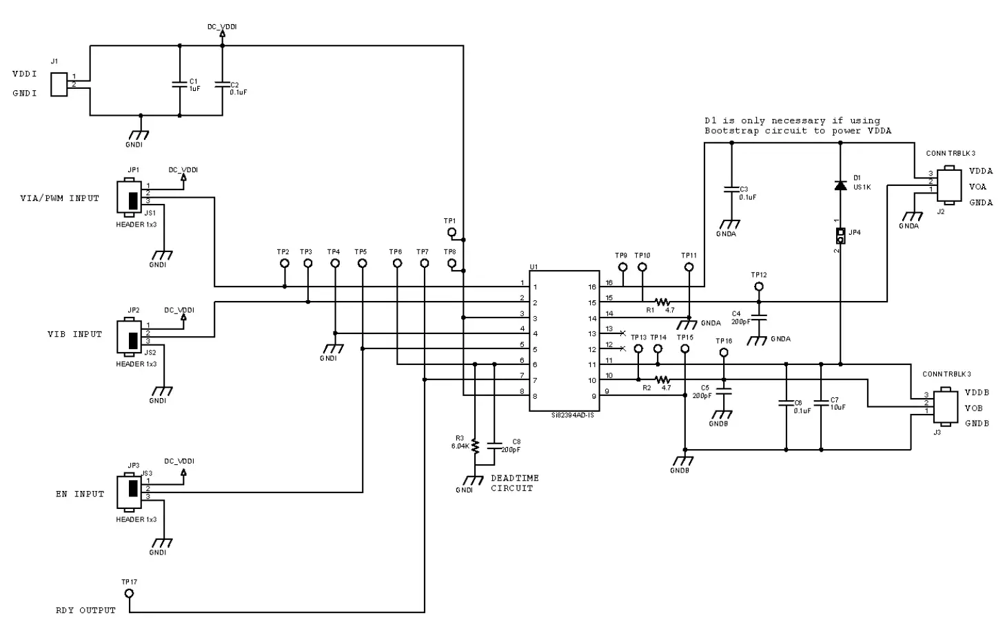 Si8239x-EVB Schematics, Silkscreens, and Layout