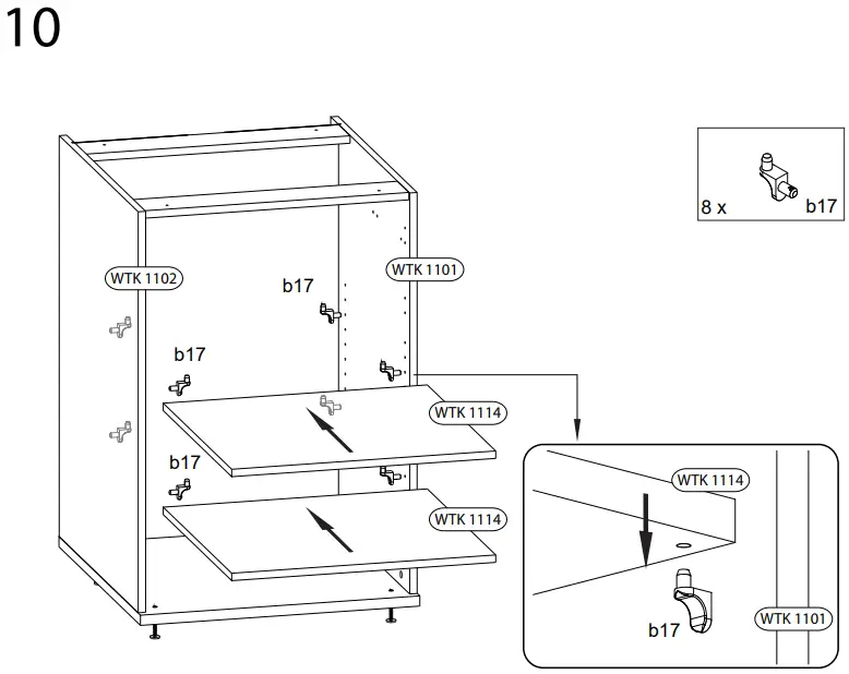WASHTOWER WSUS60-10-S Base Cabinet-FIG18