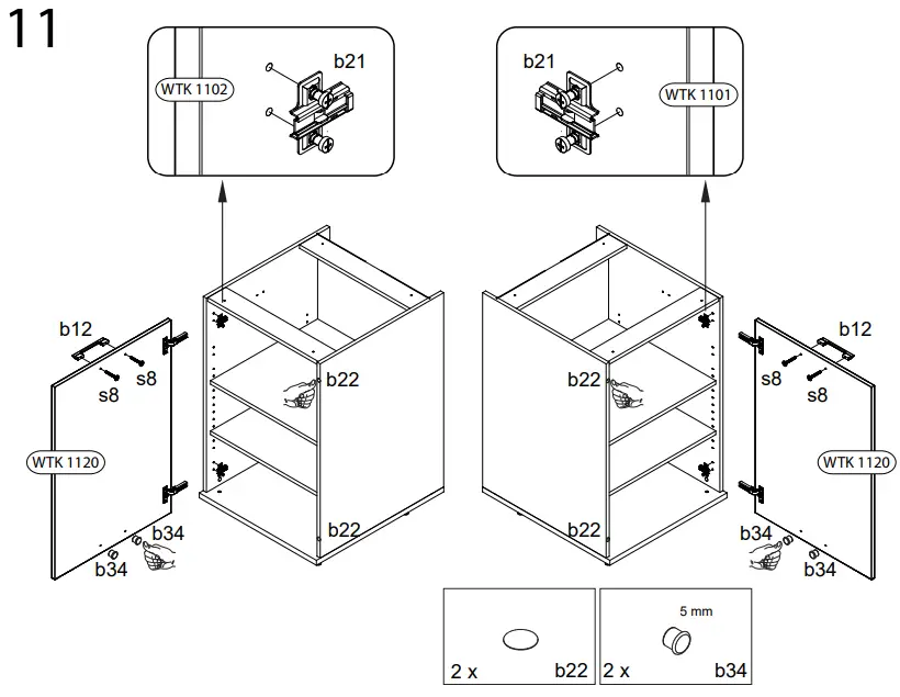 WASHTOWER WSUS60-10-S Base Cabinet-FIG19