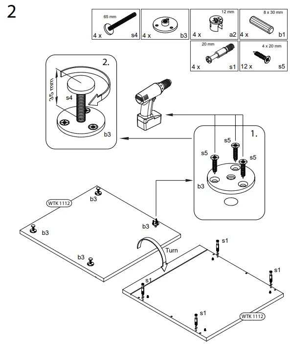WASHTOWER WSUS60-10-S Base Cabinet-FIG9