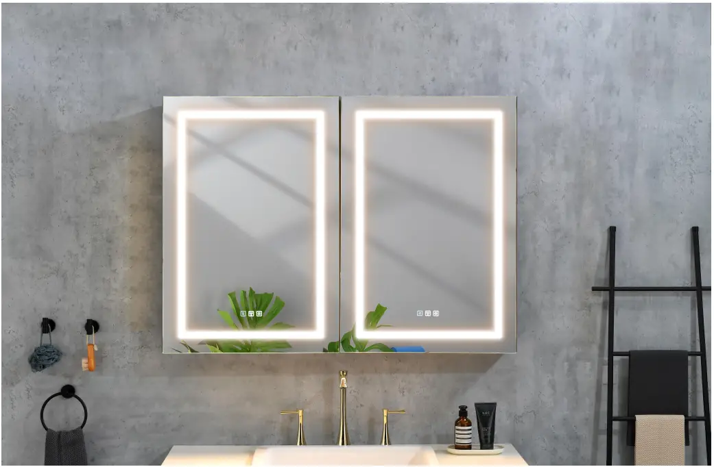 YASINU YNSN4836MB Medicine Cabinets with Mirrors