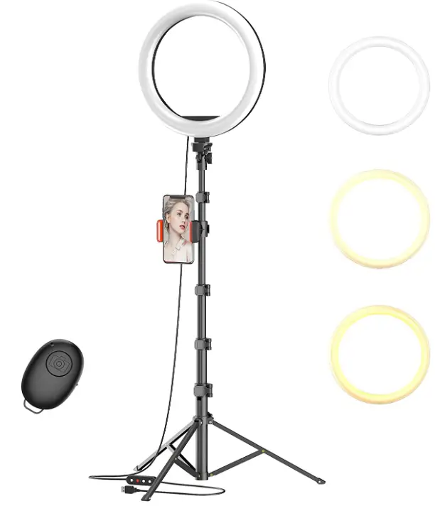 Erligpowht-ZBDTZ-10C-01-Selfie-Ring-Light-with-Tripod-Product
