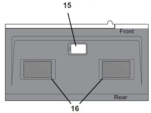 Hisense HMVZ173SS Over the Range Microwave Oven - BOTTOM VIEW