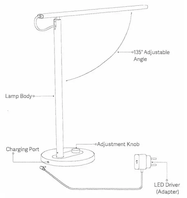 xiaomi LED Desk Lamp 1S - Fig 2