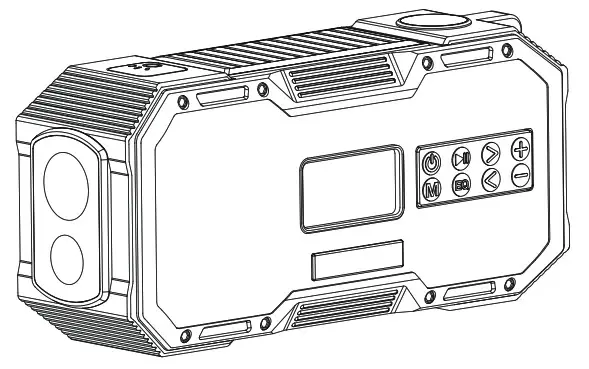 Jiayin Nuoxin DF 587 Emergency Radio - Cover
