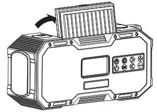 Jiayin Nuoxin DF 587 Emergency Radio - How to use FLASHLIGHT 2
