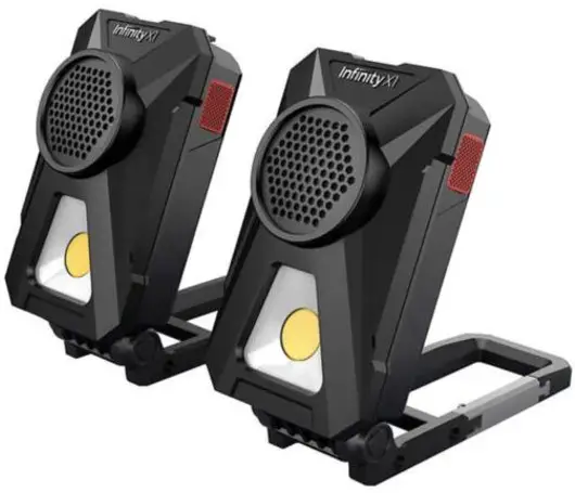 Infinity X1 700LM Work Lights with Speakers - cover