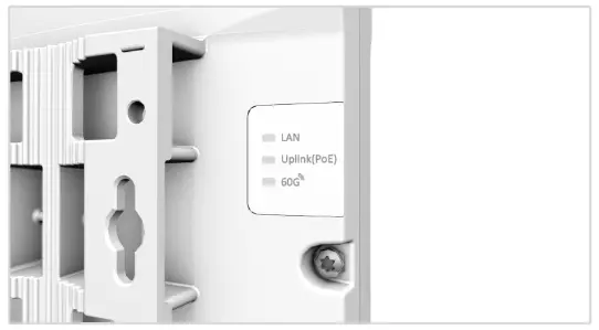 Edge-corE MLTG-CN 60 GHz Access Point - Verify Power is On