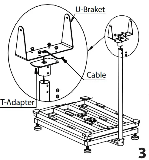 GLOBAL INDUSTRIAL 412663 TEP Bench Scale LCD Display-fig3