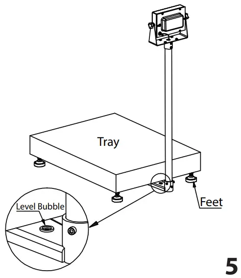 GLOBAL INDUSTRIAL 412663 TEP Bench Scale LCD Display-fig5