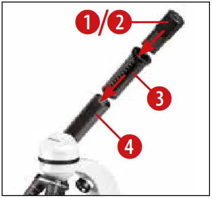 BRESSER 8855600 Junior Student Microscope - Barlow lens