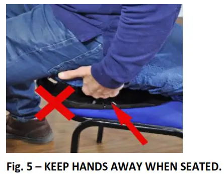 aidapt VM936R Easy Lift Assist Cushion - 3