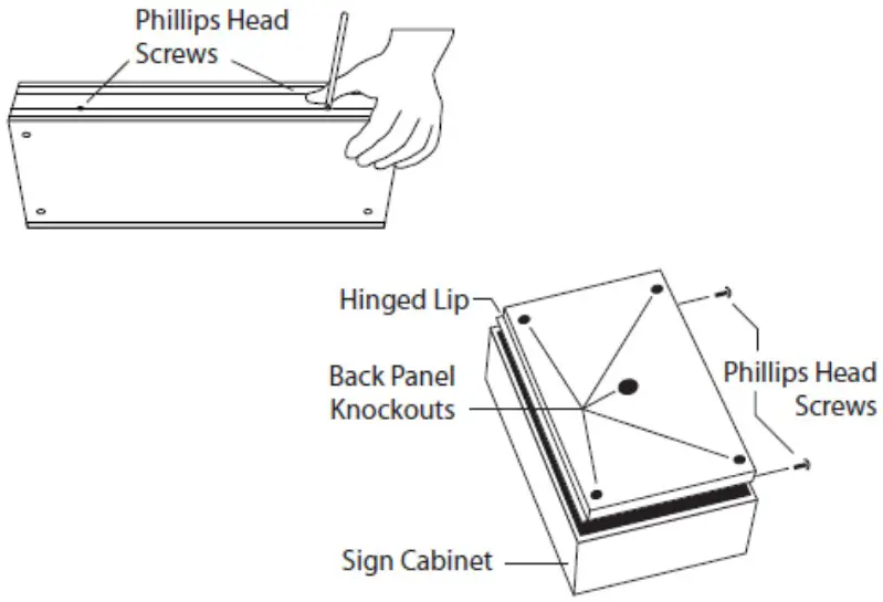 signify AMS Series Architectural Message Sign - FIGURE 2