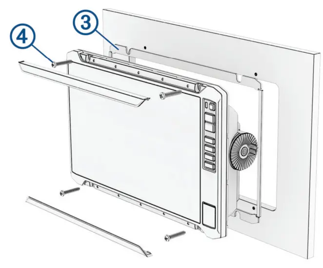 GARMIN ECHOMAP UHD2 6 Inch Chartplotters - gasket have adhesive