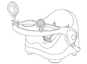 baybee PISTACHIO BS101 Chair Mounted Seat Product