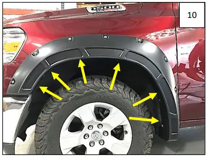 AXC-C0001-Defender-Fender-Flares-for-2019-Up-Dodge-Ram-1500-FIG 11