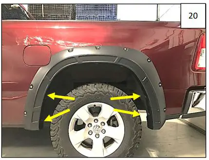 AXC-C0001-Defender-Fender-Flares-for-2019-Up-Dodge-Ram-1500-FIG 21