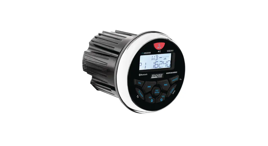 Seachoice 72104 Bluetooth In Dash Marine Gauge Stereo User Manual