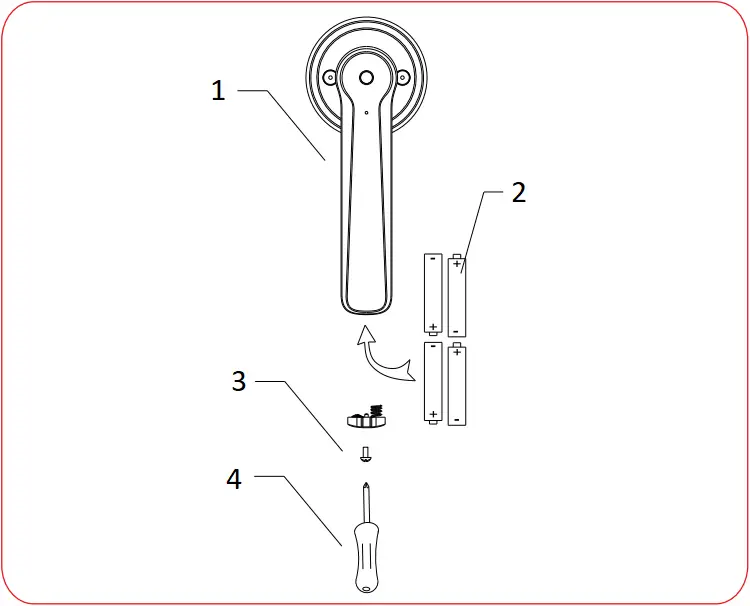 GeekSmart L-B202 - Installtion for battery