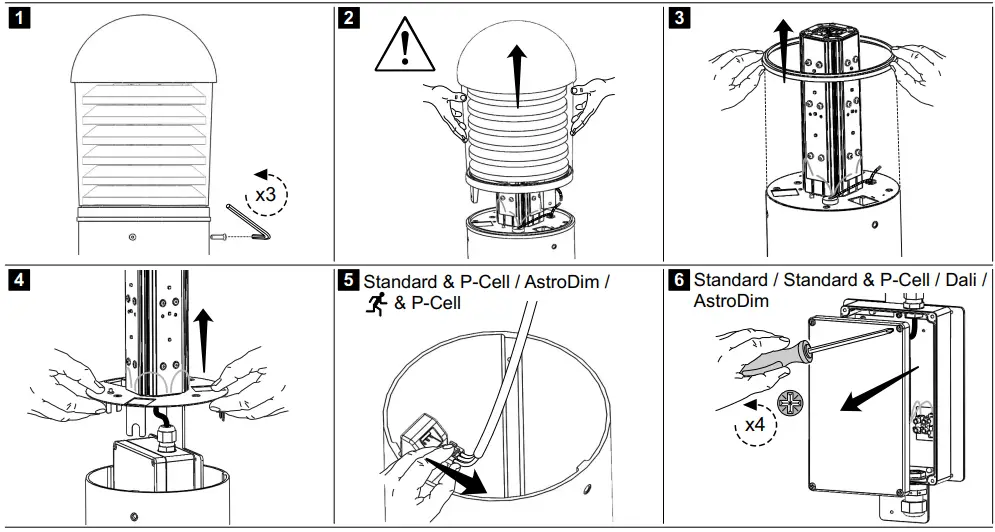 Exterior-Lights-Chilham-AB-HB-NB-Commercial-Bollard-Black-Die-Cast-Aluminium-FIG-4