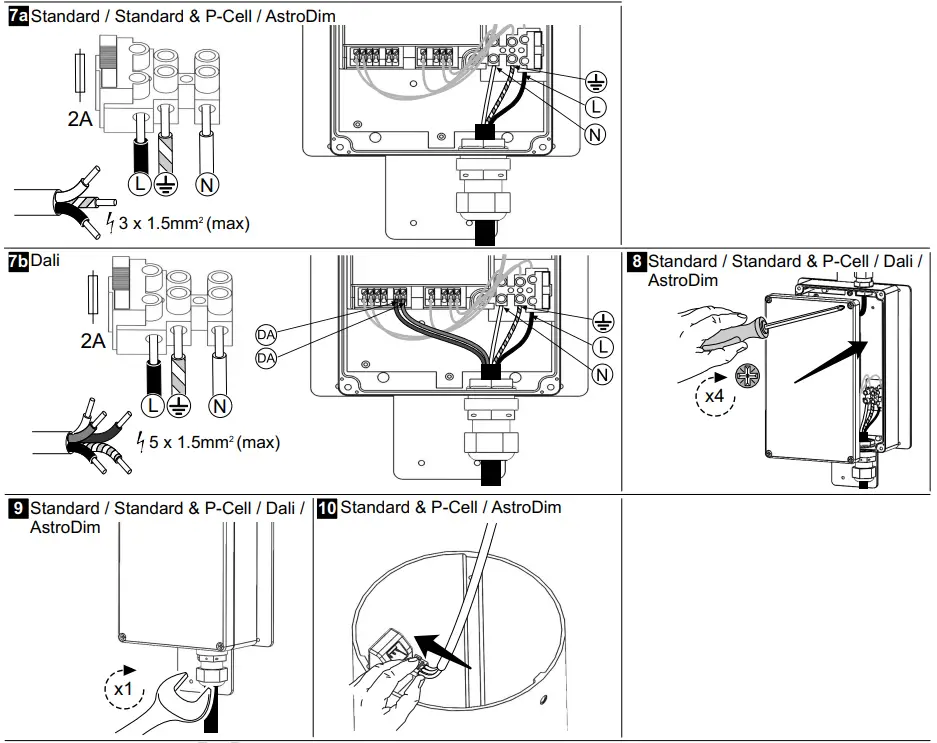 Exterior-Lights-Chilham-AB-HB-NB-Commercial-Bollard-Black-Die-Cast-Aluminium-FIG-5
