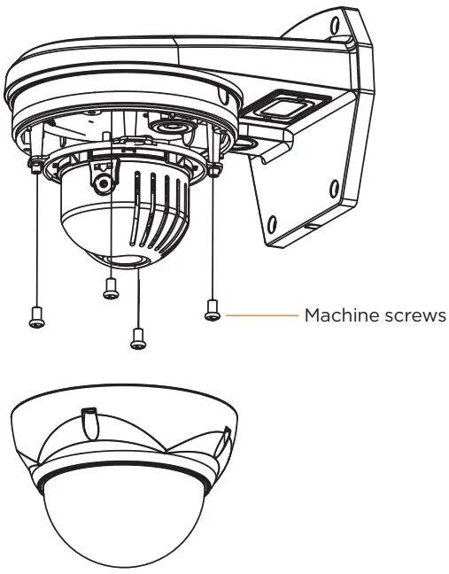 DIGITAL WATCHDOG DWC-P220WMW Wall Mount Bracket for White Analog PTZ Cameras - Fig 2