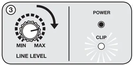 Rockville RAM-BT V2 series Pro Audio Speaker- Controls 3