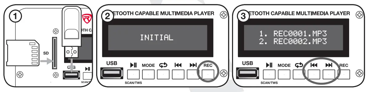 Rockville RAM-BT V2 series Pro Audio Speaker- Funcation