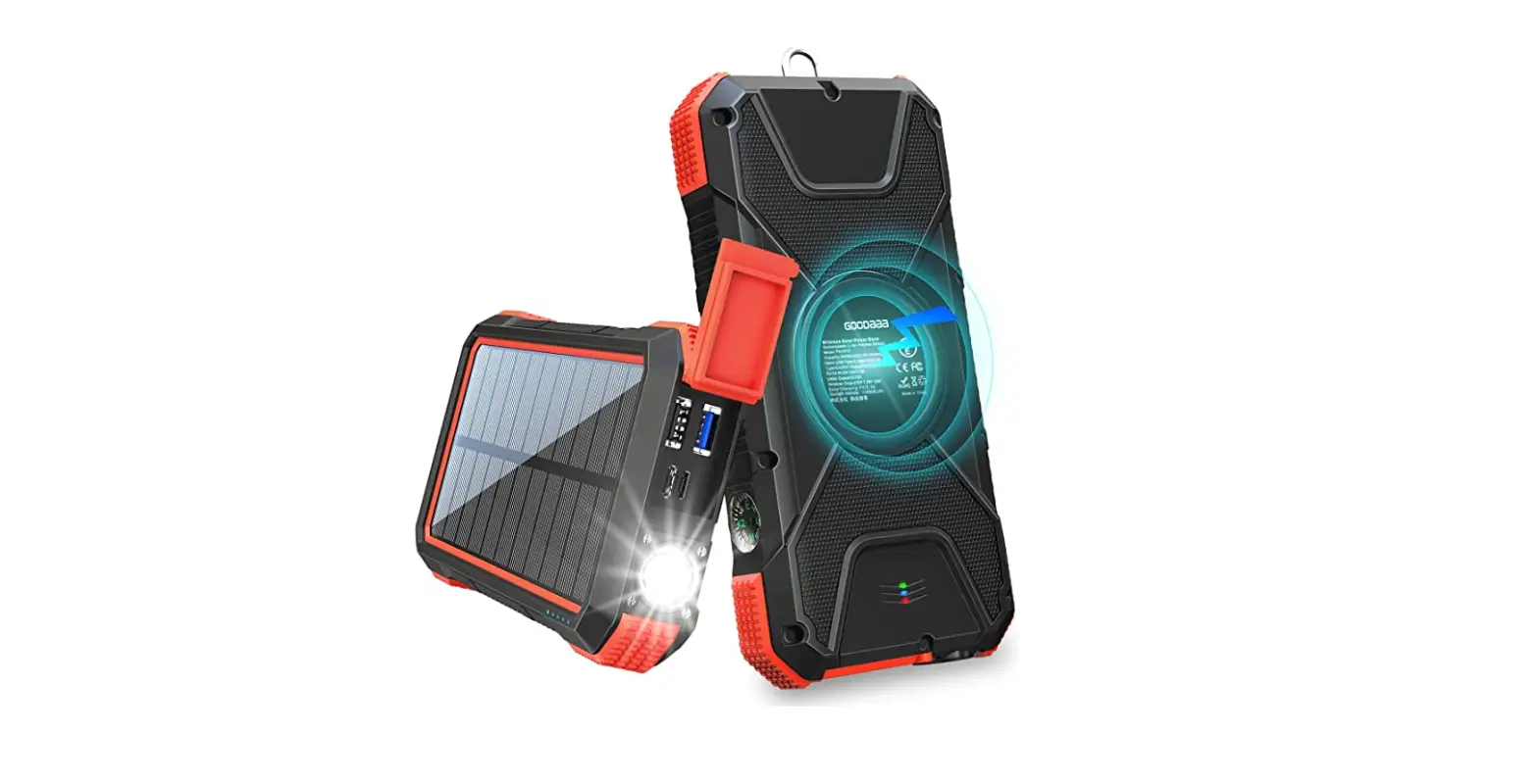 Blavor Pn-w26 Solar Charger Power Bank Qi Wireless Charger User Manual
