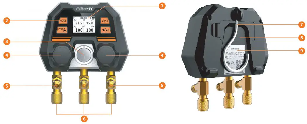 Elitech-MS-100-Digital-Manifold-Gauge-1