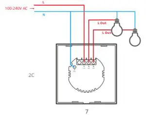Sonoff TX-EU Smart Wall Touch Light-Light fixture