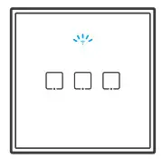 Sonoff TX-EU Smart Wall Touch Light-Power on