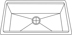 RUVATI Undermount Workstation Sink