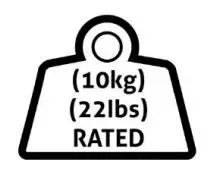 audizio AMR10 Adjustable Monitor Laptop Laser - 10lg 22ibs rated